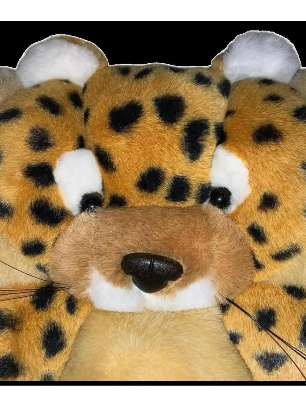 TWIE Cheetah Plush Sculpted Pillow.  11 x 11